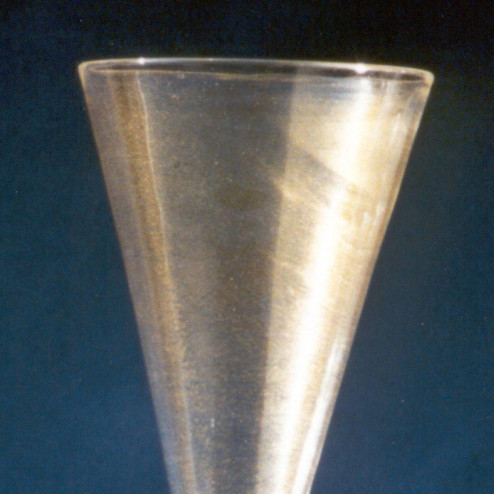 "Iris Cielo" Murano Trinkglas - transparent