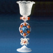 "Fiori di Campo" vaso en cristal de Murano - blanco