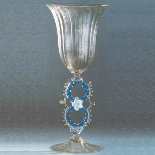 "Cristallino" vaso en cristal de Murano - transparente