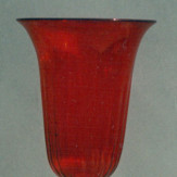 "Equilibrio" vaso en cristal de Murano - rojo