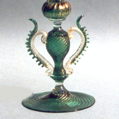 "Serpente" verre en cristal de Murano - vert