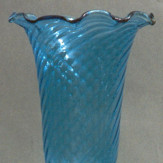 "Marea" Murano Trinkglas - blau