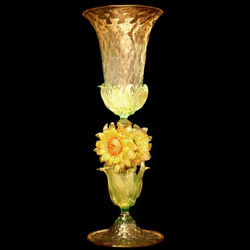 "Girasoli" Murano Trinkglas