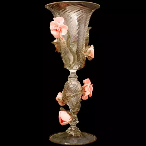 "Roseto" verre en cristal de Murano