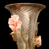 "Roseto" Murano Trinkglas - rosa