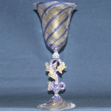 "Tradizione" verre en cristal de Murano - violet