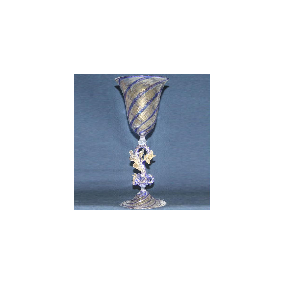 "Tradizione" Murano Trinkglas - violett