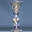 "Tradizione" Murano Trinkglas - violett