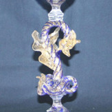 "Tradizione" vaso en cristal de Murano - purpura
