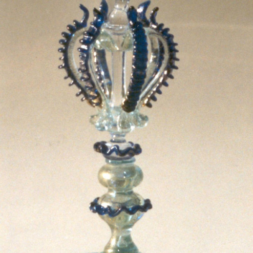"Dedizione" vaso en cristal de Murano - transparente
