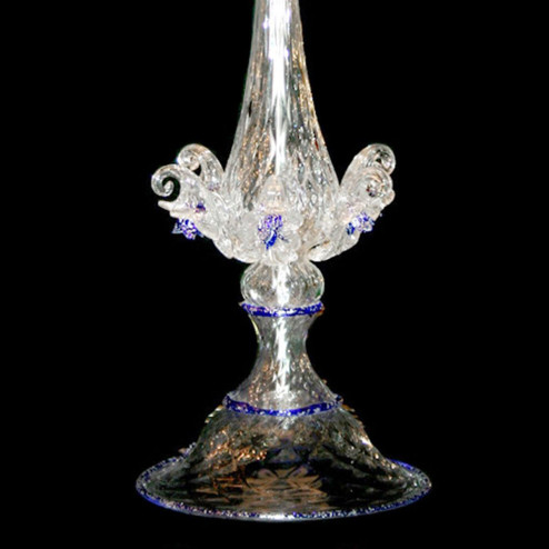 "Primizia" lampe de table en verre de Murano - transparent