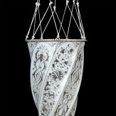 "Istanbul" Murano glas wandleuchte - weiß