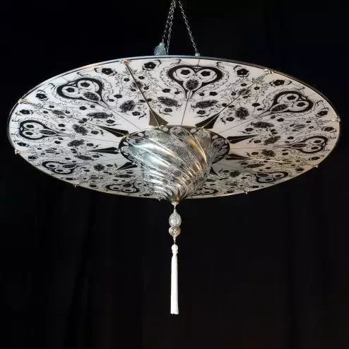 "Ankara" lámpara colgante en cristal de Murano