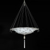 "Dubai" lámpara colgante en cristal de Murano - 3 luces - blanco