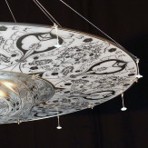 "Betlemme" lámpara colgante en cristal de Murano - 3 luces -