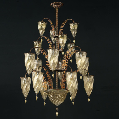 "Alessandria" lampara de araña de Murano