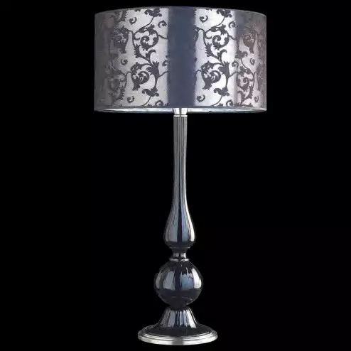"Desiderio" Murano glass table lamp - black