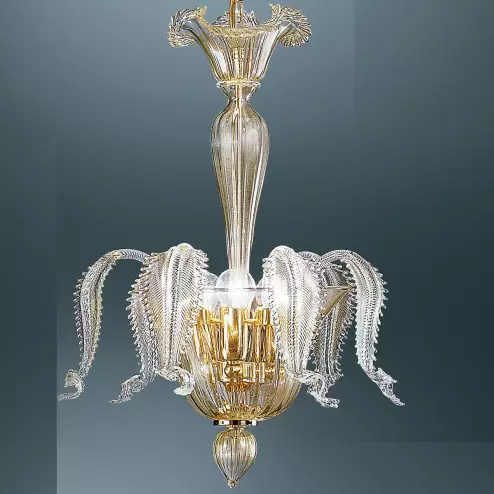"Oreste" lámpara colgante en cristal de Murano