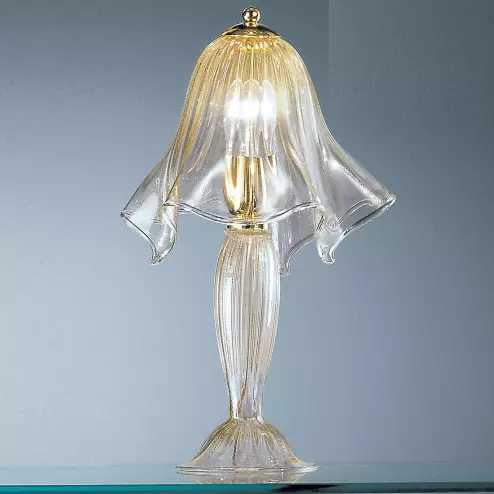 "Fazzoletto" lampe de chevet en verre de Murano