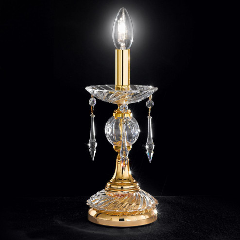 "Amadeo" lampara de mesita veneciana en cristal