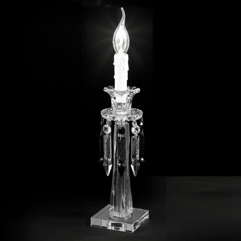 "Cima" lampara de mesita veneciana en cristal