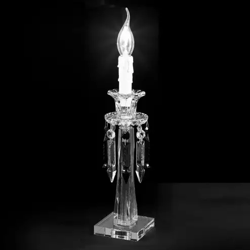"Cima" venetian crystal bedside lamp