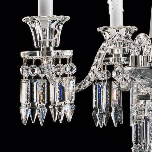 "Cima" venezianischer kristall tischleuchte mit lampenschirmen - 4 flammig - transparent