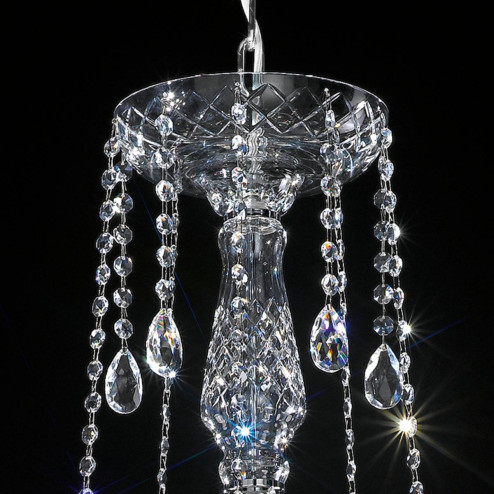 "Barbieri" lustre vénitienne en cristal avec abat-jour - 10+5 lumières - transparent avec Asfour cristal