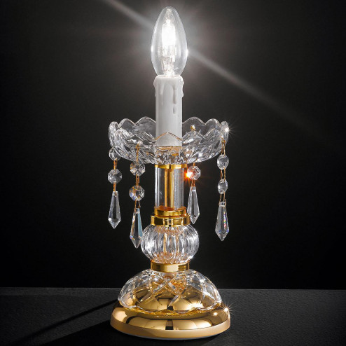 "Signorini" venetian crystal bedside lamp