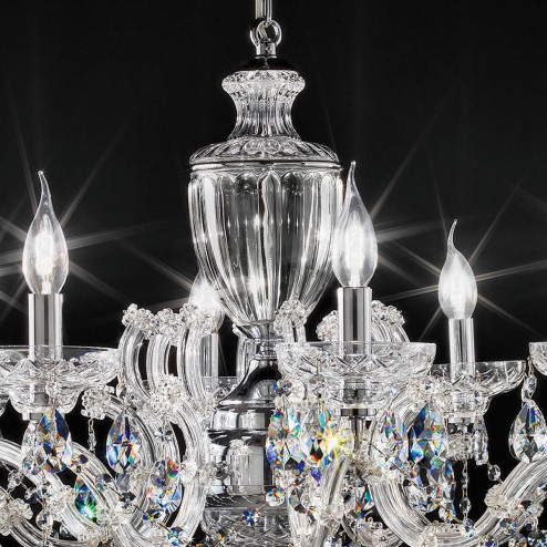 "Boccioni" venezianischer kristall kronleuchter - 8 flammig - transparent mit kristal Asfour
