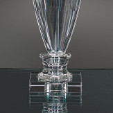 "Fattori" venezianischer kristall tischleuchte - 1 flammig - transparent