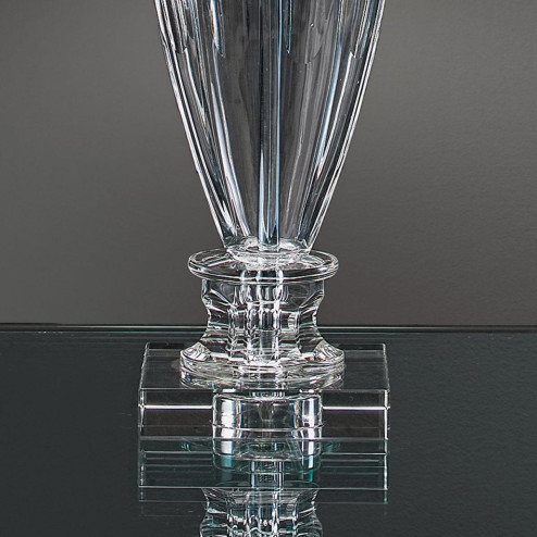"Fattori" lampe de table vénitienne en cristal - 1 lumière - transparent