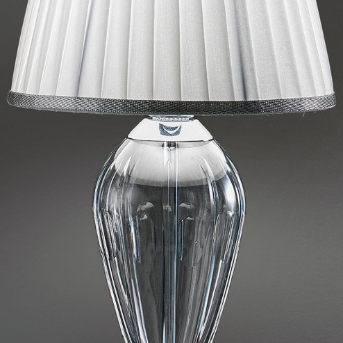 "Fattori" lampe de table vénitienne en cristal - 1 lumière - transparent