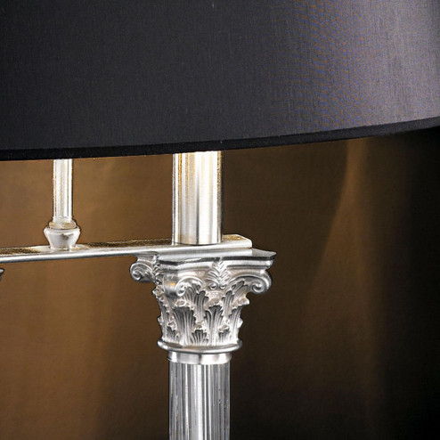 "Ghirlandaio" lampe de table vénitienne en cristal - 2 lumières - transparent