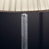 "Altamura" venetian crystal table lamp - 1 light - transparent 