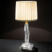 "Mazzolino" lampe de table vénitienne en cristal - 1 lumière - transparent