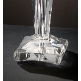 "Mazzolino" venezianischer kristall tischleuchte - 1 flammig - transparent