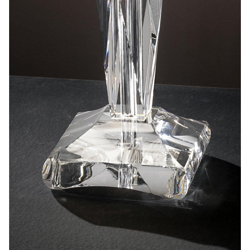 "Mazzolino" venetian crystal table lamp - 1 light - transparent
