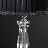 "Allimandi" venezianischer kristall tischleuchte - 1 flammig - transparent