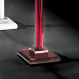 "Battiato" lampara de sobremesa veneciana en cristal - 1 luce - rojo