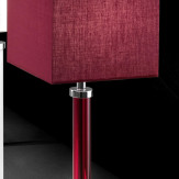 "Battiato" lampara de sobremesa veneciana en cristal - 1 luce - rojo