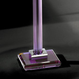 "Battiato" venezianischer kristall tischleuchte - 1 flammig - violett