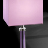 "Battiato" lampara de sobremesa veneciana en cristal - 1 luce - purpura 
