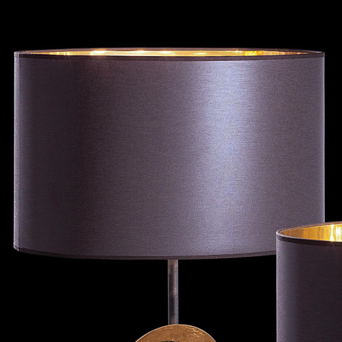 "Canuti" lampe de table vénitienne en cristal - 1 lumière - feuille d'or