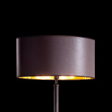"Canuti" lampara de pie veneciana en cristal - 1 luce - hoja de oro