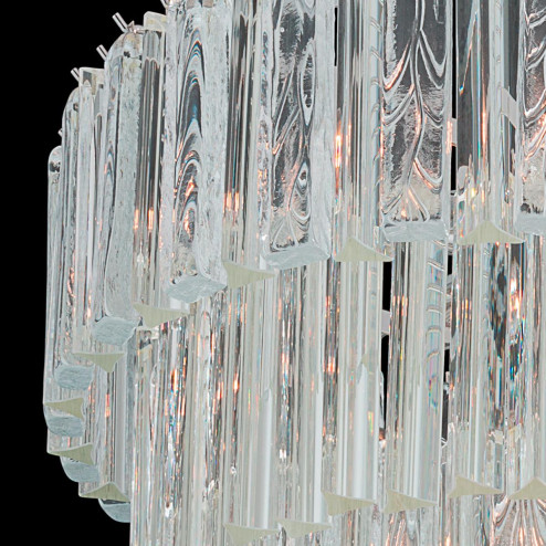 "Archie" Murano glass chandelier - 9 lights - transparent