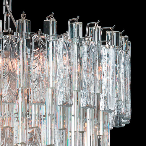 "Candy" Murano glass chandelier - 9 lights - transparent