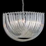 "Carrie" lampara de araña de Murano - 6 luces - transparente