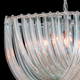 "Carrie" lampara de araña de Murano - 6 luces - transparente