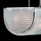 "Clarence" lampara de araña de Murano - 10 luces - transparente